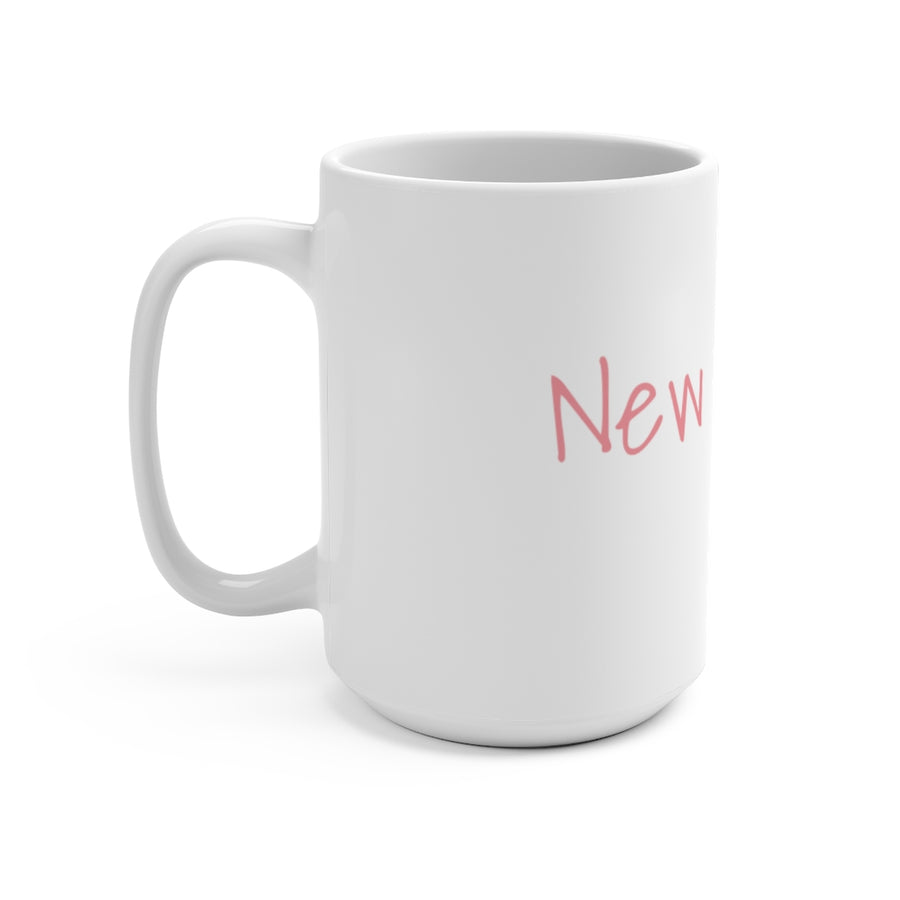 New Attitude White Mug 15oz