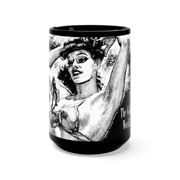 New Attitude Futuristic Black Sci-Fi Ceramic Mug 15oz