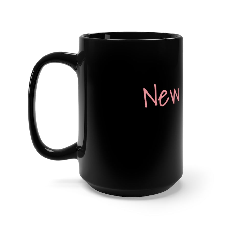 New Attitude Black Mug 15oz