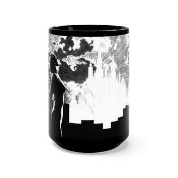 New Attitude Futuristic Black Ceramic Mug 15oz