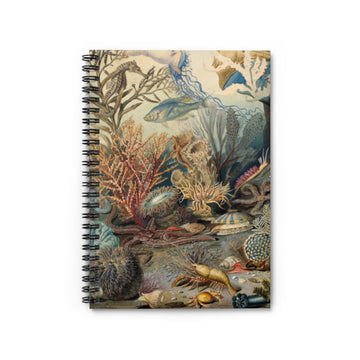 New Attitude Spiral Notebook With Seascape - Ruled Line